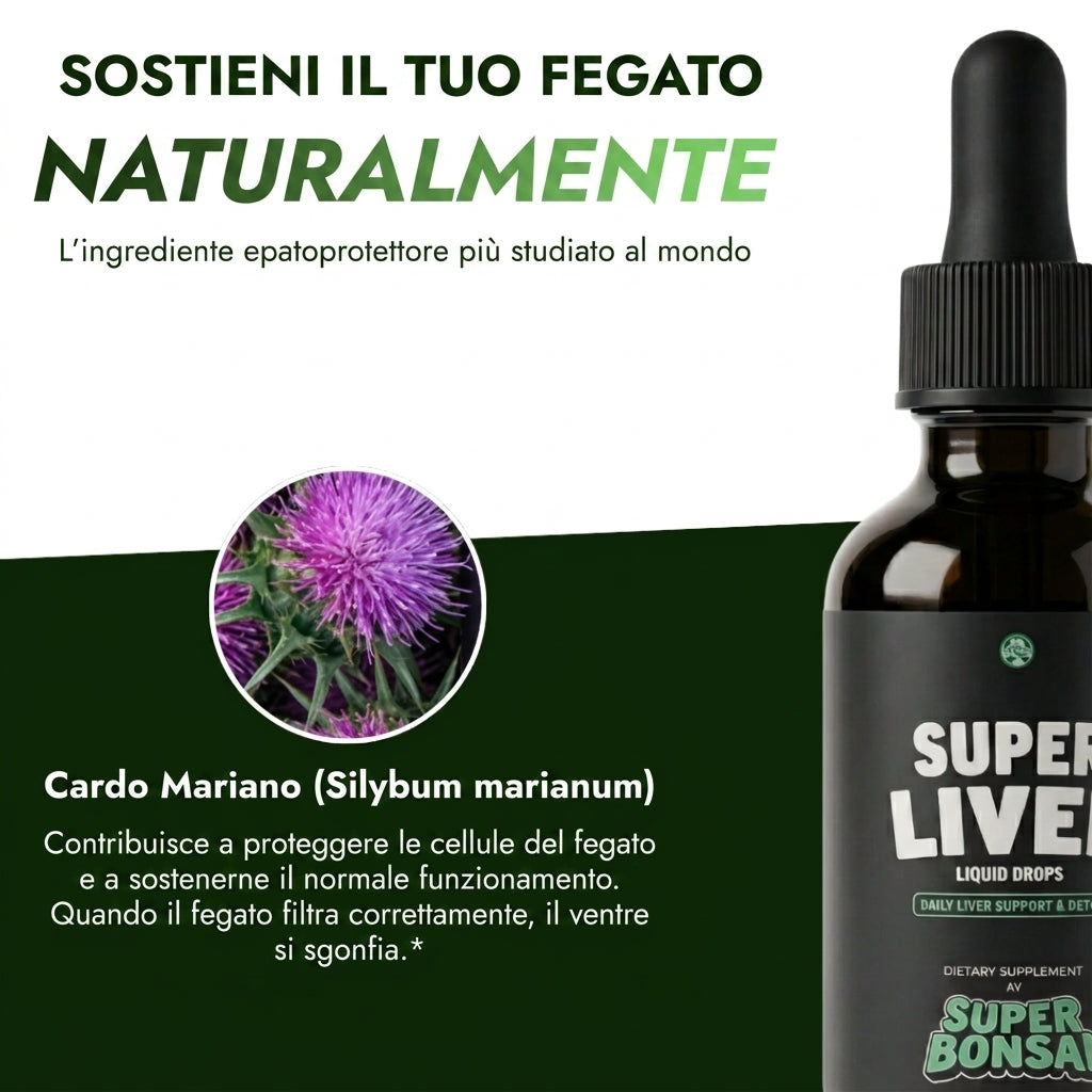 Super Liver — Ritrova un ventre piatto in modo duraturo